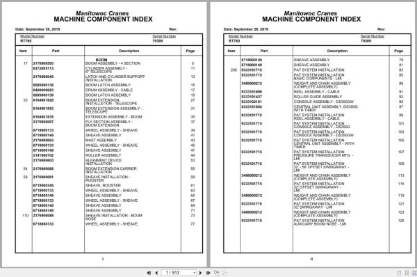 Grove Crane RT760 79389 Parts Manual 2019 (1)