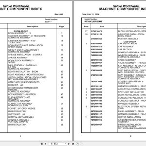 Grove Crane RT760E 222517 Parts Manual 2004 (1)