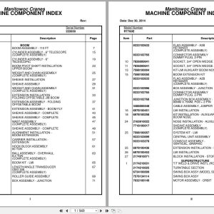 Grove Crane RT760E 222650 Parts Manual 2014 (1)
