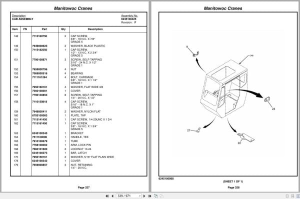 Grove Crane RT760E 223611 Parts Manual 2015 (2)