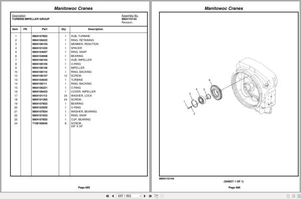 Grove Crane RT760E 223742 Parts Manual 2015 (2)