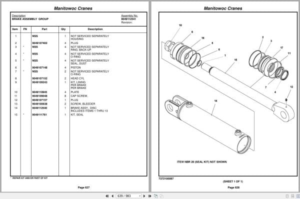 Grove Crane RT760E 223820 Parts Manual 2015 (2)