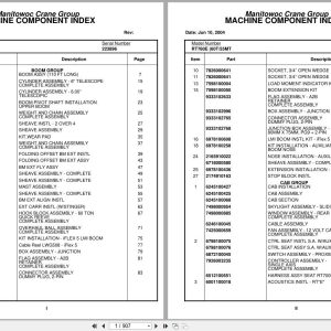 Grove Crane RT760E 223896 Parts Manual 2004 (1)