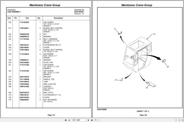 Grove Crane RT760E 223896 Parts Manual 2004 (2)