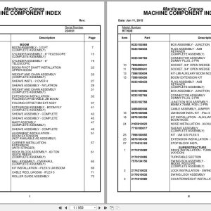 Grove Crane RT760E 224161 Parts Manual 2015 (1)