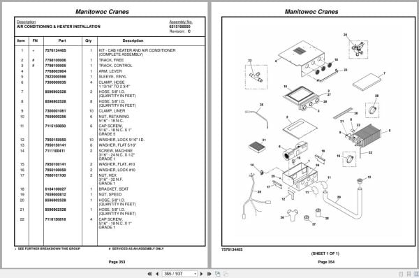 Grove Crane RT760E 224893 Parts Manual 2016 (2)