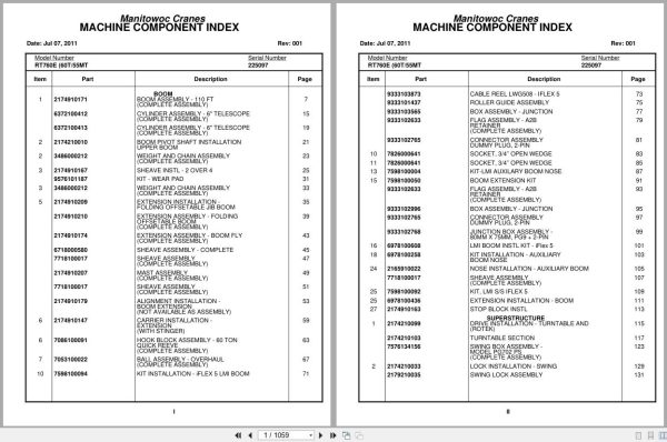 Grove Crane RT760E 225097 Parts Manual 2011 (1)