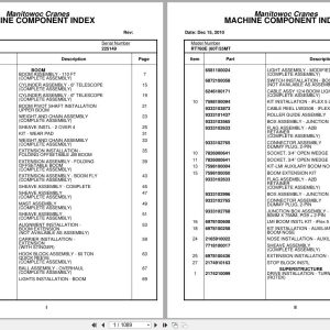 Grove Crane RT760E 225149 Parts Manual 2010 (1)