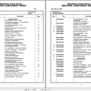 Grove Crane RT760E 225312 Parts Manual 2006 (1)
