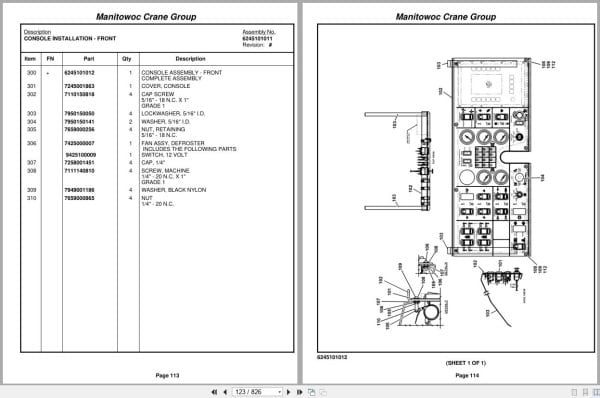 Grove Crane RT760E 225598 Parts Manual 2006 (2)