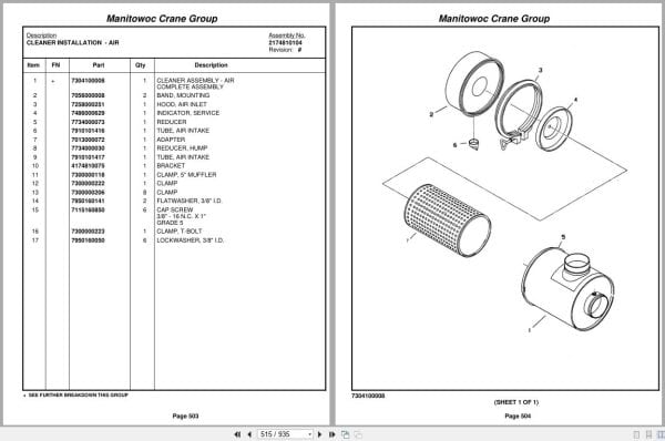 Grove Crane RT760E 225721 Parts Manual 2007 (2)
