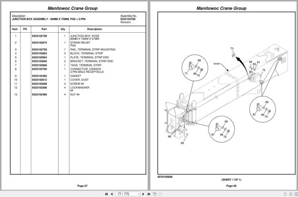Grove Crane RT760E 225766 Parts Manual 2007 (2)