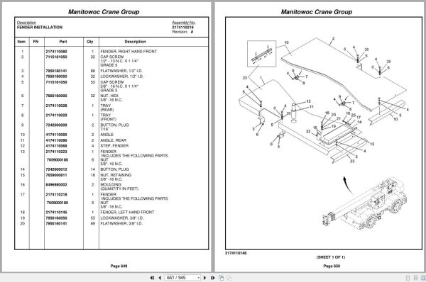 Grove Crane RT760E 225907 Parts Manual 2006 (2)