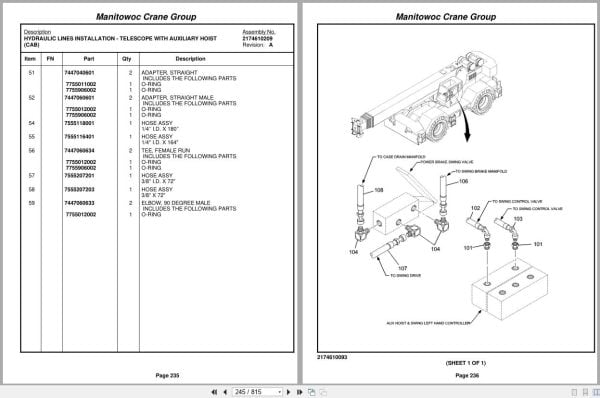 Grove Crane RT760E 226235 Parts Manual 2006 (2)