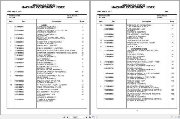 Grove Crane RT760E 226344 Parts Manual 2017 (1)