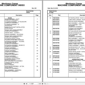 Grove Crane RT760E 226381 Parts Manual 2016 (1)