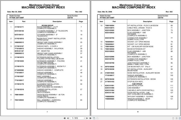 Grove Crane RT760E 226759 Parts Manual 2008 (1)