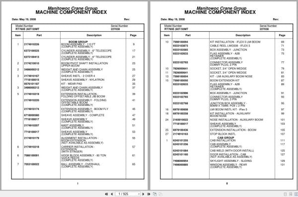 Grove Crane RT760E 227038 Parts Manual 2008 (1)