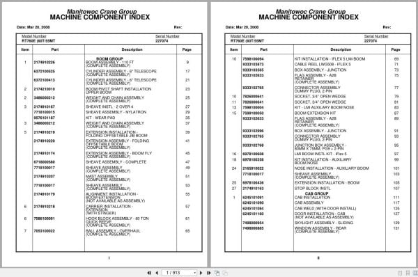 Grove Crane RT760E 227074 Parts Manual 2008 (1)