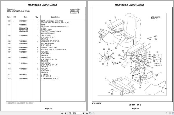 Grove Crane RT760E 227257 Parts Manual 2007 (2)