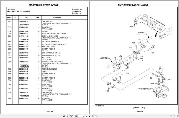 Grove Crane RT760E 227310 Parts Manual 2007 (2)