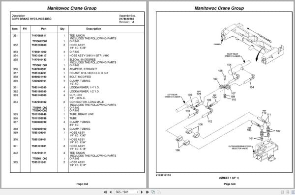 Grove Crane RT760E 227311 Parts Manual 2007 (2)