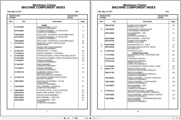 Grove Crane RT760E 227630 Parts Manual 2017 (1)