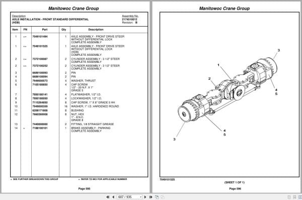 Grove Crane RT760E 227655 Parts Manual 2007 (2)