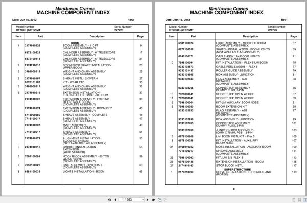 Grove Crane RT760E 227723 Parts Manual 2012 (1)