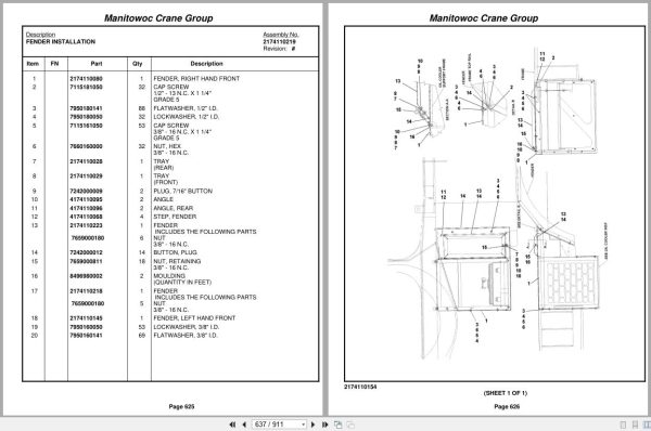 Grove Crane RT760E 227846 Parts Manual 2007 (2)