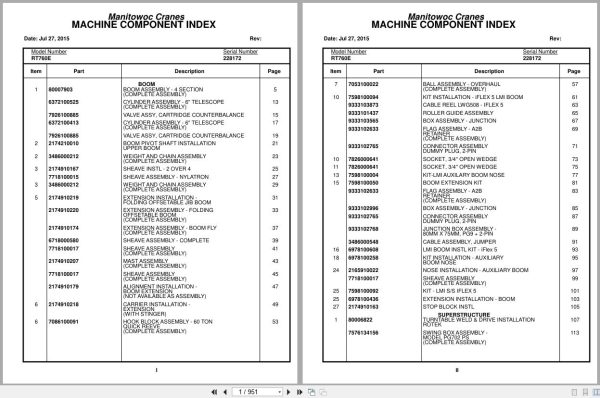 Grove Crane RT760E 228172 Parts Manual 2015 (1)