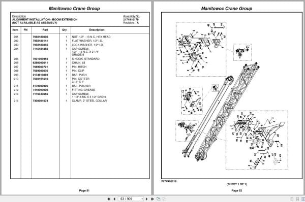 Grove Crane RT760E 228312 Parts Manual 2008 (2)