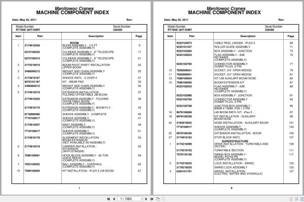 Grove Crane RT760E 228489 Parts Manual 2011 (1)