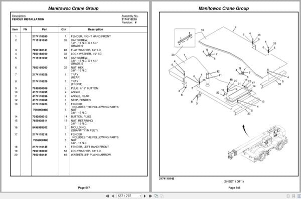 Grove Crane RT760E 228552 Parts Manual 2008 (2)