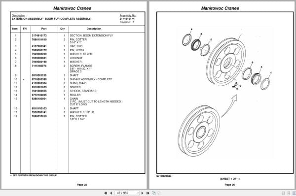 Grove Crane RT760E 228614 Parts Manual 2014 (2)