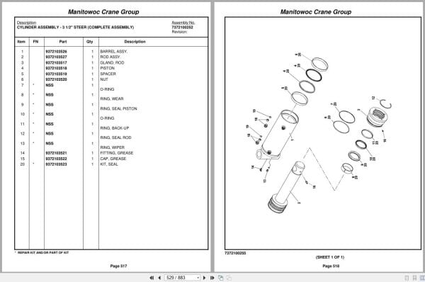 Grove Crane RT760E 228620 Parts Manual 2008 (2)