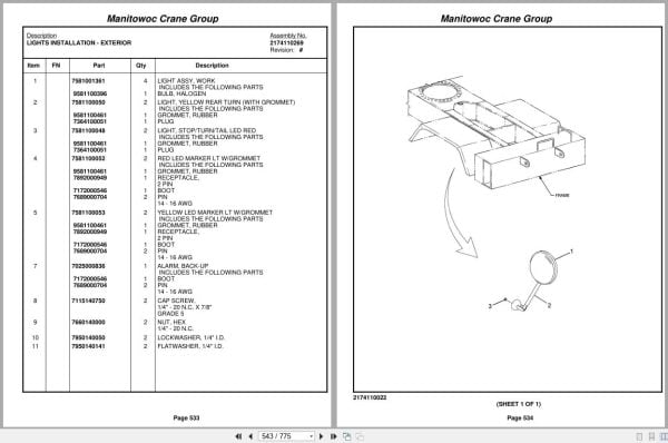 Grove Crane RT760E 228875 Parts Manual 2008 (2)