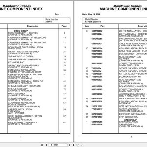 Grove Crane RT760E 228966 Parts Manual 2009 (1)