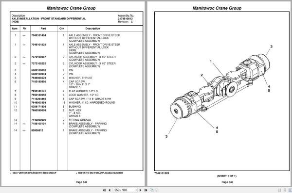 Grove Crane RT760E 229358 Parts Manual 2008 (2)