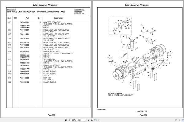 Grove Crane RT760E 229511 Parts Manual 2010 (2)