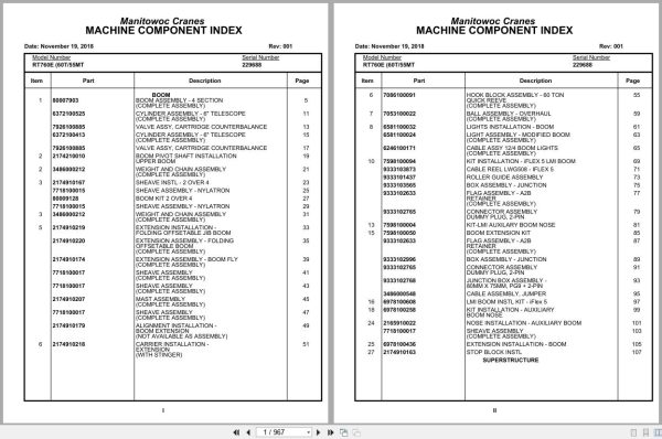 Grove Crane RT760E 229688 Parts Manual 2018 (1)