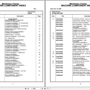 Grove Crane RT760E 229692 Parts Manual 2009 (1)