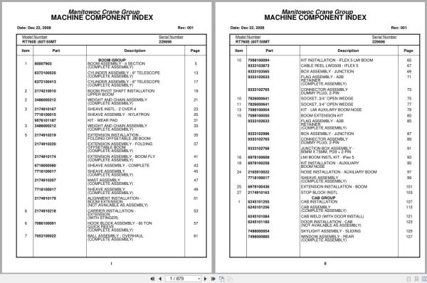 Grove Crane RT760E 229696 Parts Manual 2008 (1)
