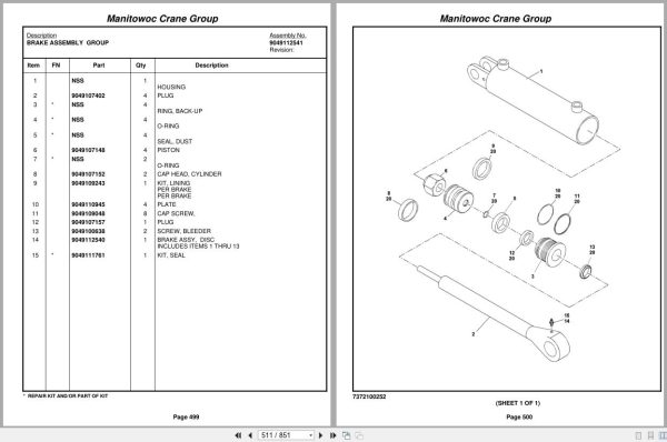 Grove Crane RT760E 229701 Parts Manual 2009 (2)
