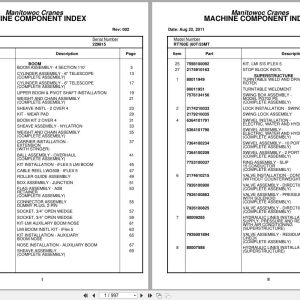 Grove Crane RT760E 229815 Parts Manual 2011 (1)