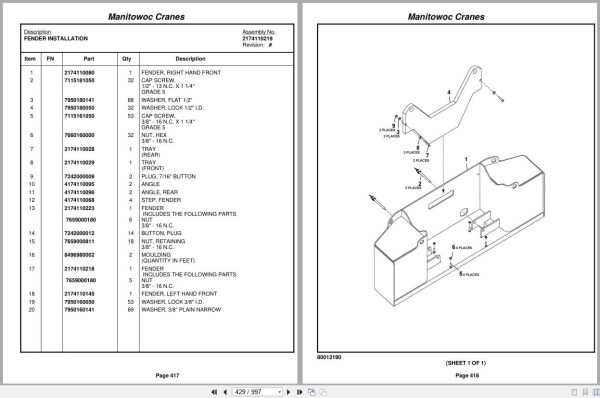 Grove Crane RT760E 229815 Parts Manual 2011 (2)