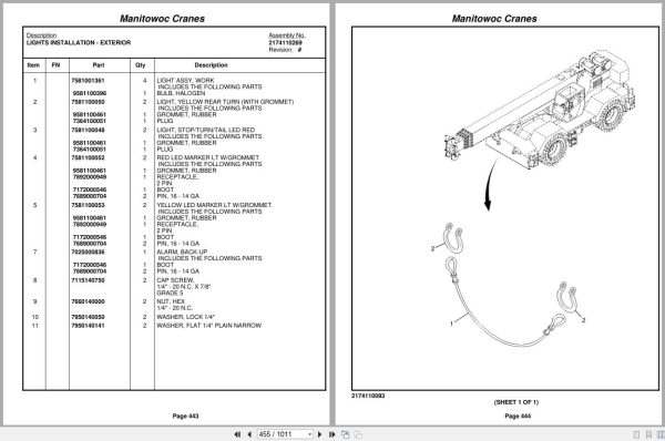 Grove Crane RT760E 230193 Parts Manual 2011 (2)
