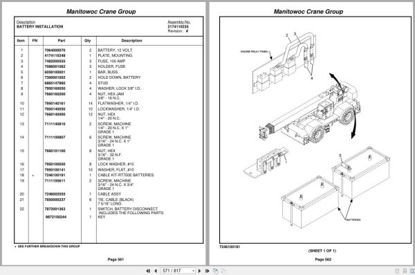 Grove Crane RT760E 230557 Parts Manual 2009 (2)