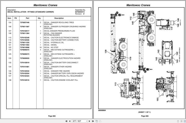 Grove Crane RT760E 231086 Parts Manual 2010 (2)