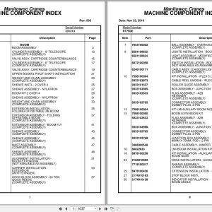 Grove Crane RT760E 231313 Parts Manual 2016 (1)
